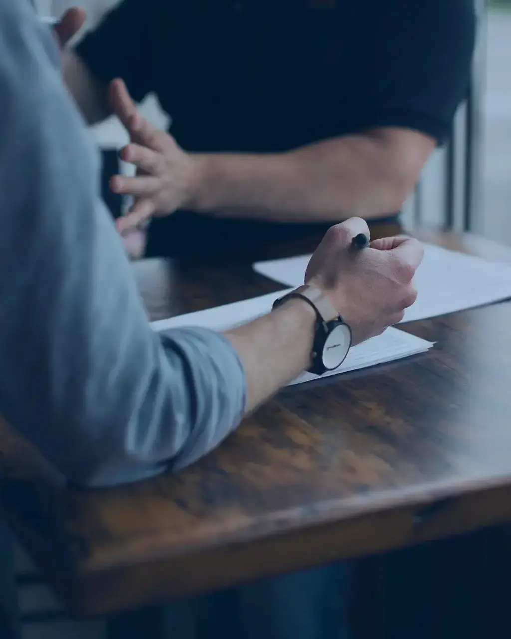 Bld einer Vereinbarung