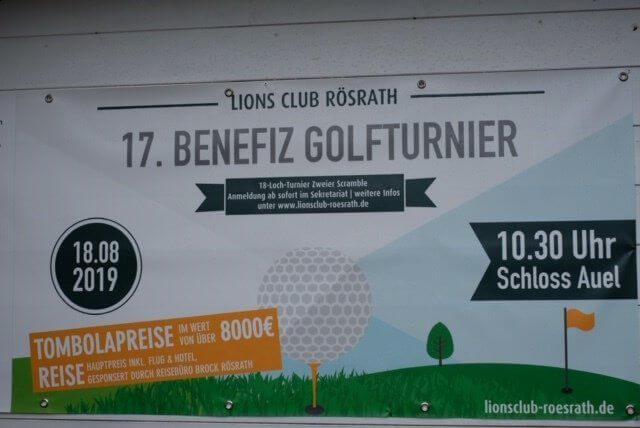 Bildes des Banners zum Golfturnier 2019